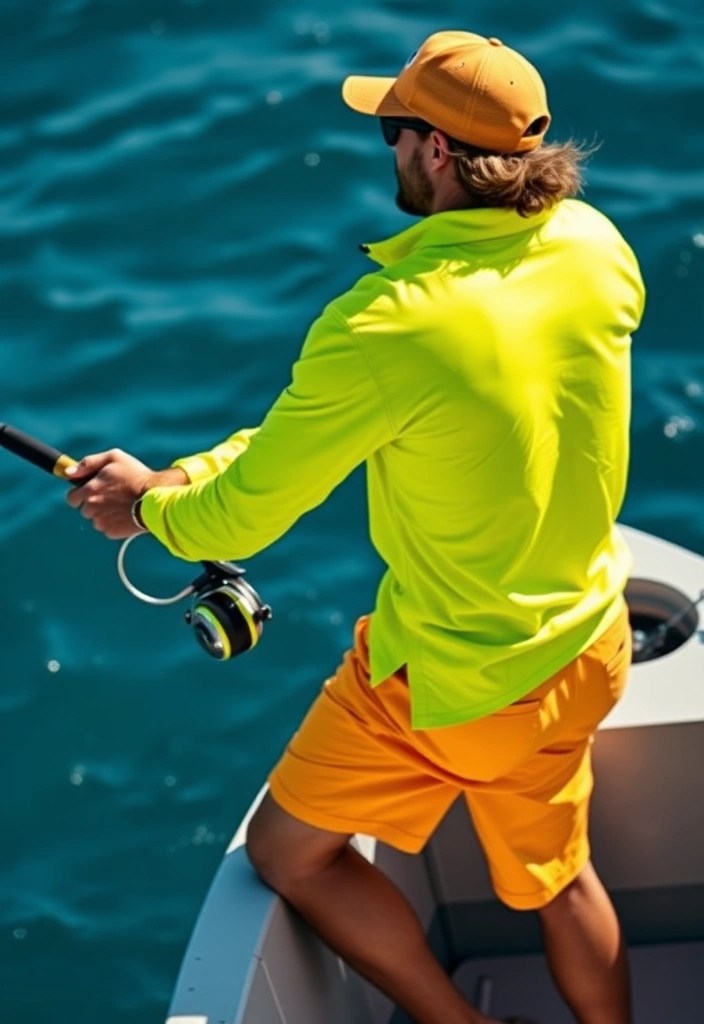 13 Must-Have Fisherman Aesthetic Outfits for Your Next Adventure (You’ll Love #5!) - 10. Bright and Bold