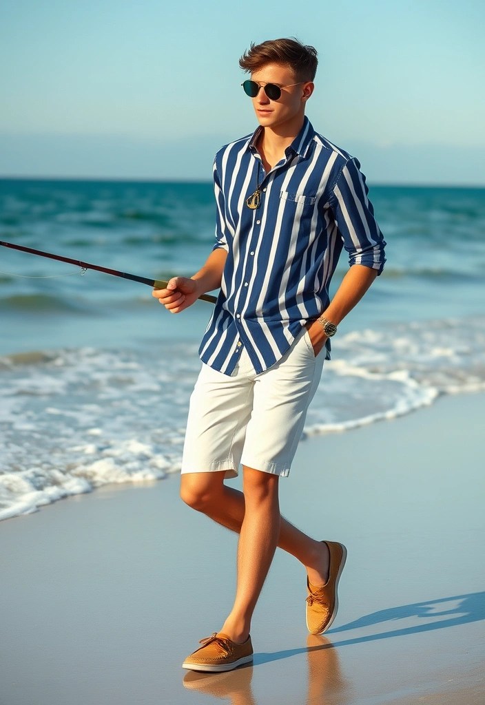 13 Must-Have Fisherman Aesthetic Outfits for Your Next Adventure (You’ll Love #5!) - 4. Nautical Inspired