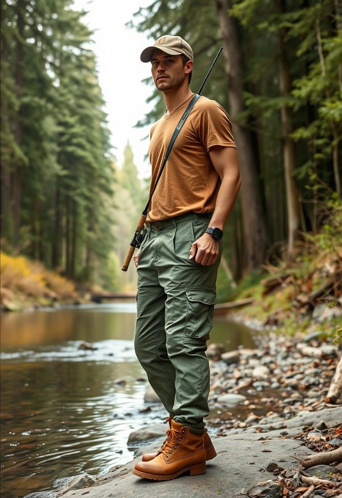 13 Must-Have Fisherman Aesthetic Outfits for Your Next Adventure (You’ll Love #5!) - 6. Earthy Tones