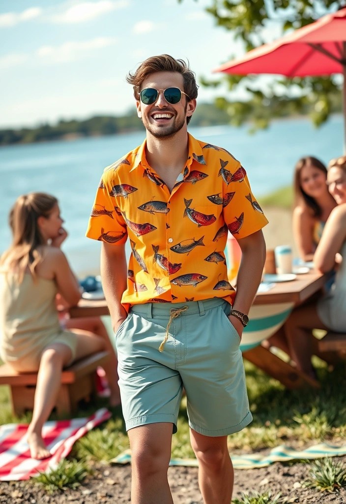 13 Must-Have Fisherman Aesthetic Outfits for Your Next Adventure (You’ll Love #5!) - 7. Fun Prints