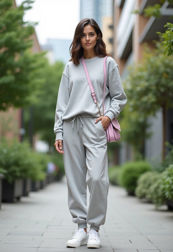 15 Jaw-Dropping Athleisure Outfits That Will Make You Ditch Your Jeans (Trust Us on #10!) - 1. Chic Jogger Set