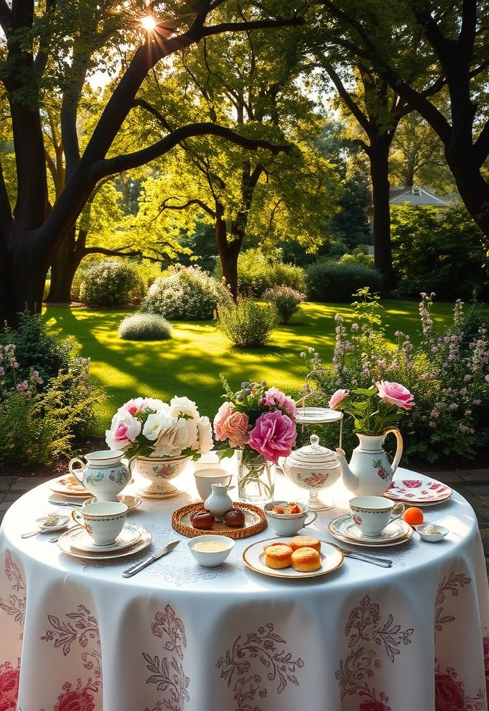 17 Unforgettable Nesting Party Themes That Will Wow Your Guests (You Won't Believe #9!) - 3. Garden Tea Party