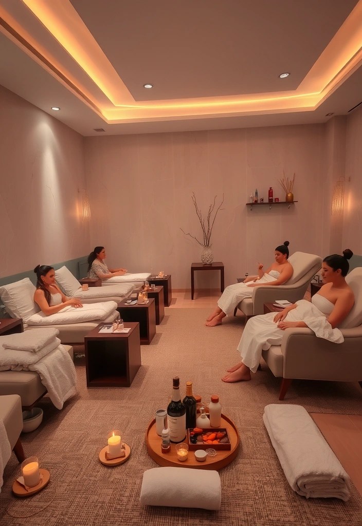 17 Unforgettable Nesting Party Themes That Will Wow Your Guests (You Won't Believe #9!) - 9. Spa Night Retreat