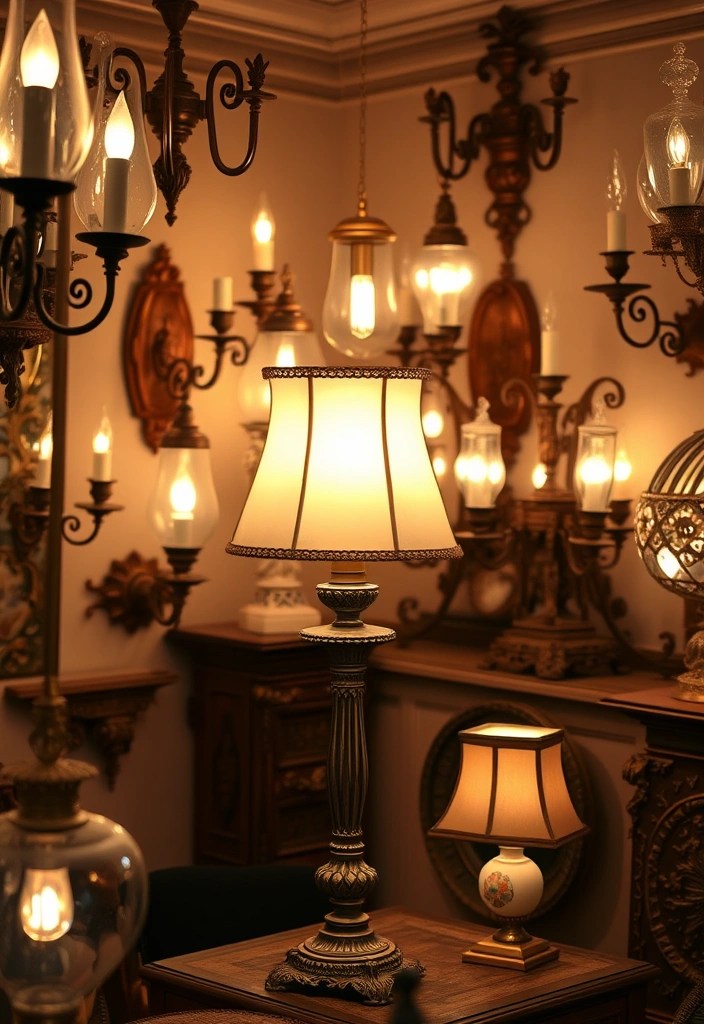 18 Opulent Rococo Decor Ideas That Will Leave Your Guests Speechless! - 12. Vintage Lighting