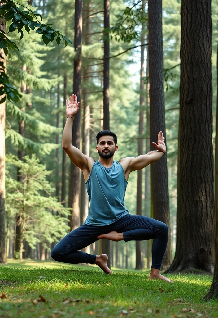 18 Yoga Poses for Beginners That’ll Unlock Your Flexibility in No Time (You’ll Love #10!) - 17. Tree Pose (Vrksasana)