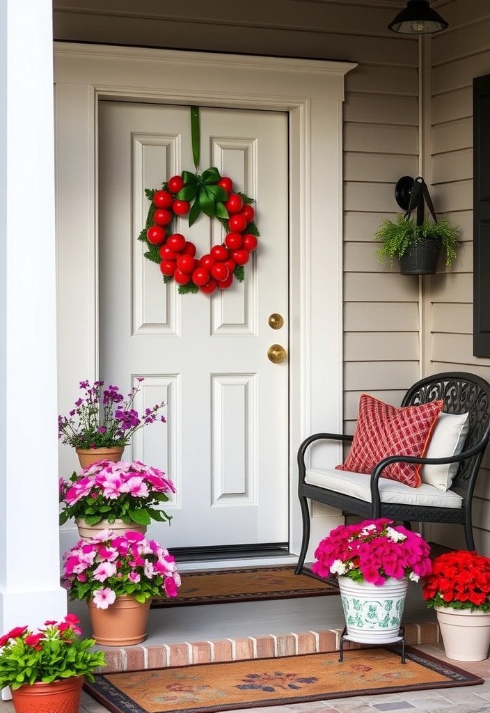 20 Cherry Decor Ideas That’ll Make Your Home Feel Like a Summer Paradise! - 12. Cherry Seasonal Wreaths