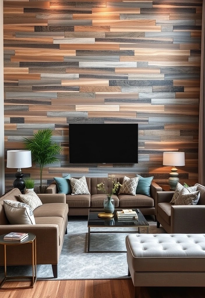20 Living Room Ideas That'll Make You Never Want to Leave (#15 Is a Game Changer!) - 16. Textured Wall Treatments