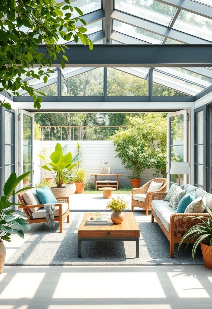 20 Living Room Ideas That'll Make You Never Want to Leave (#15 Is a Game Changer!) - 17. Outdoor-Inspired Living Room