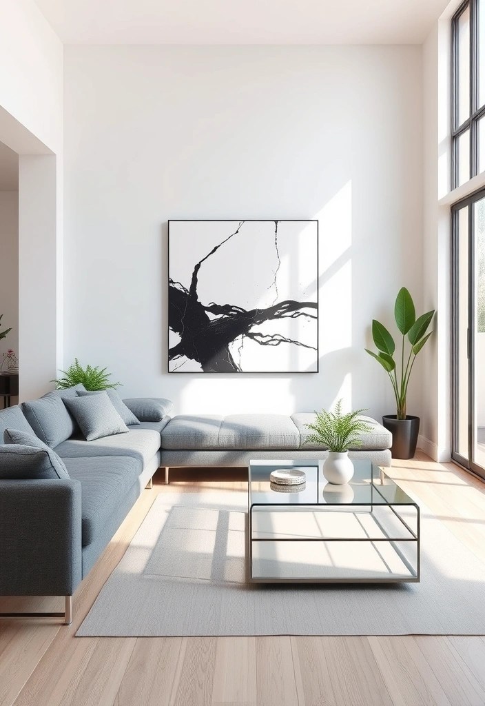 20 Living Room Ideas That'll Make You Never Want to Leave (#15 Is a Game Changer!) - 2. Modern Minimalist Vibes