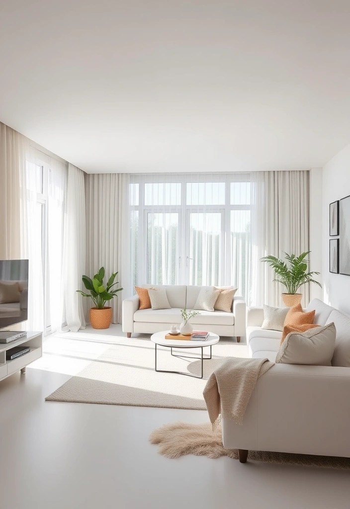 20 Living Room Ideas That'll Make You Never Want to Leave (#15 Is a Game Changer!) - 7. Bright and Airy