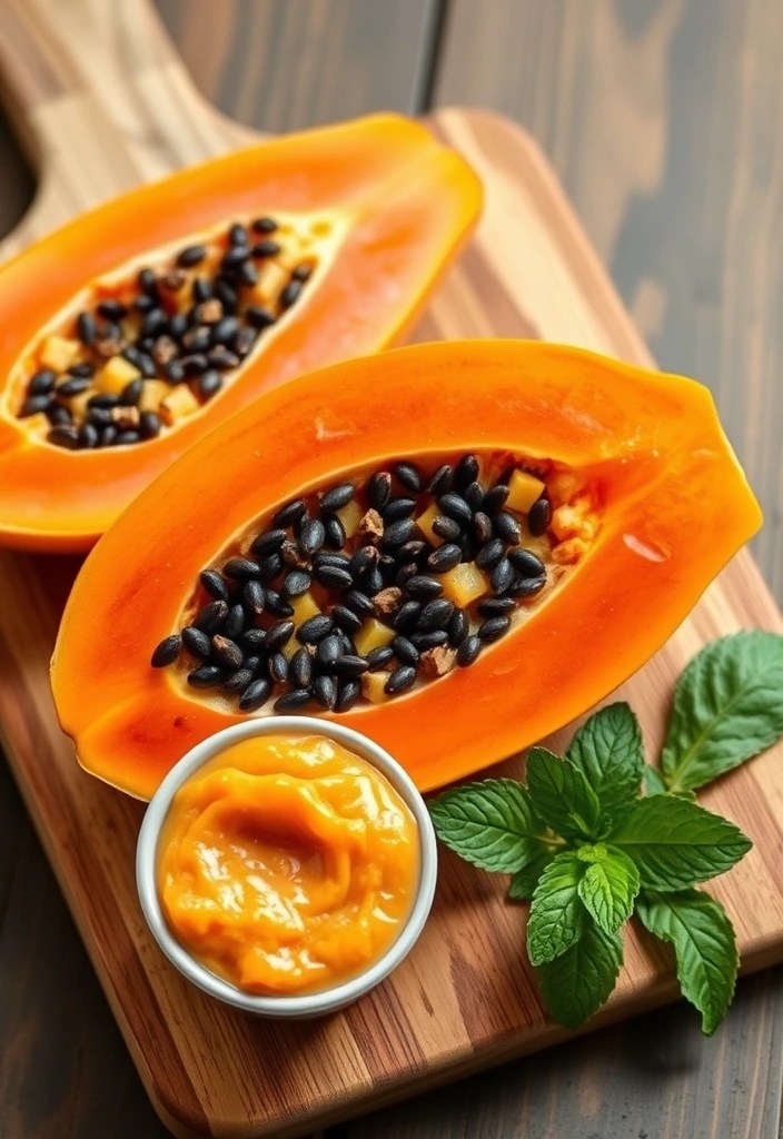 21 Natural Skincare Secrets for an Aura of Radiance (You Won't Believe #9!) - 12. Brightening Papaya
