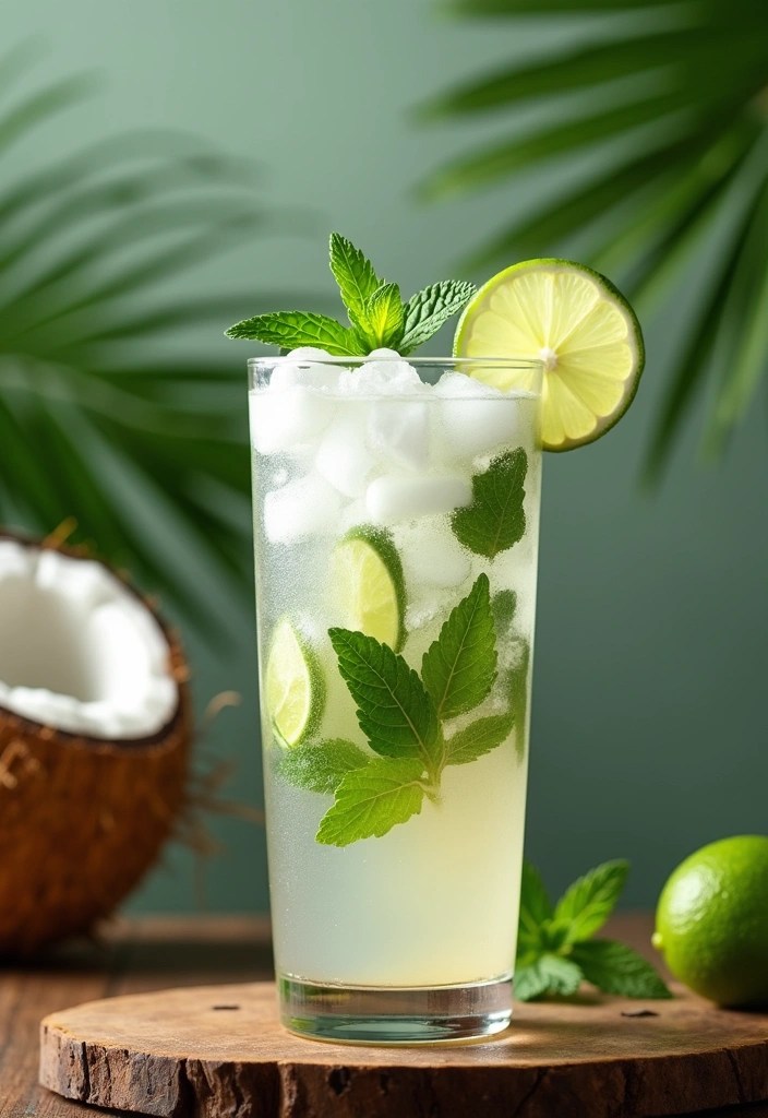 21 Signature Cocktails You Must Try at Your Next Party (Your Guests Will Love #10!) - 12. Coconut Mojito