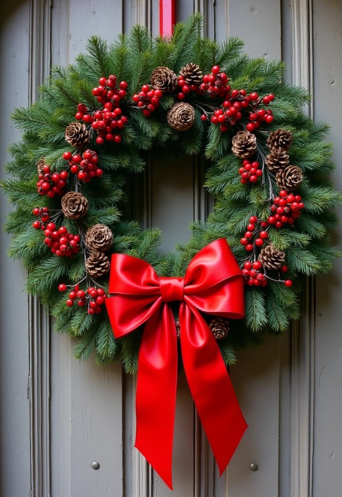 25 Incredibly Easy Holiday Decor Ideas That'll Transform Your Home in Minutes! - 2. Festive Wreaths