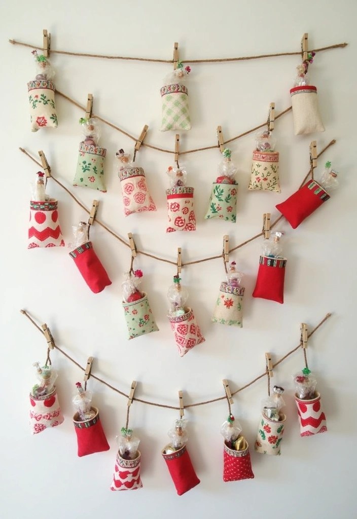 25 Incredibly Easy Holiday Decor Ideas That'll Transform Your Home in Minutes! - 7. Advent Calendar Ideas