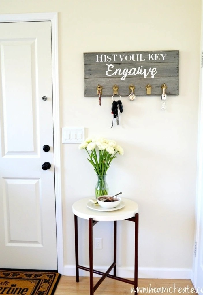 25 Stunning DIY Home Decor Ideas That'll Transform Your Space (You Won't Believe #17!) - 11. DIY Key Holder
