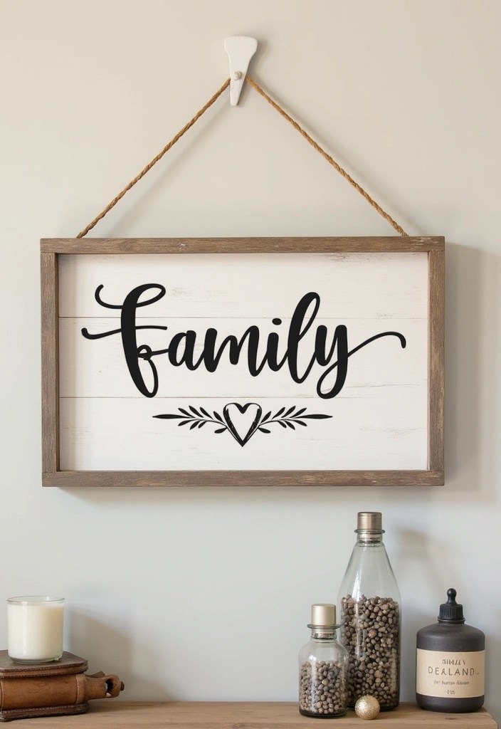 25 Stunning DIY Home Decor Ideas That'll Transform Your Space (You Won't Believe #17!) - 8. Rustic Wood Signage