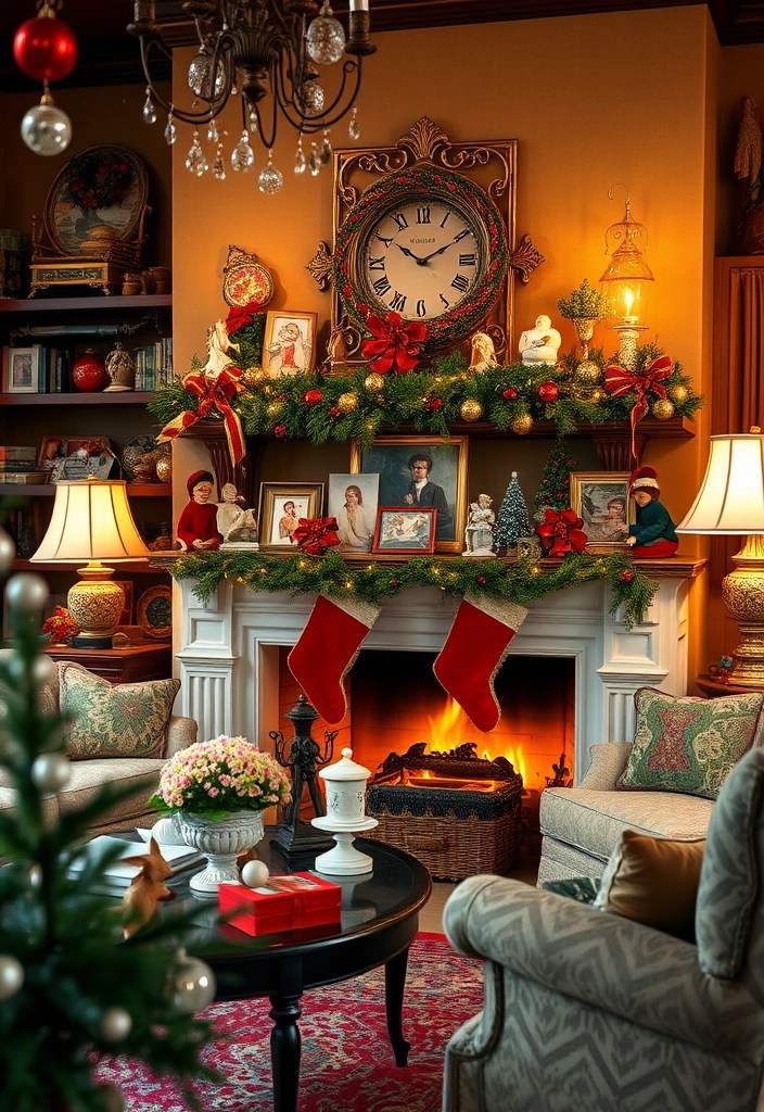 25 Stunning Holiday Decorations That'll Make You the Hostess with the Mostess! - 12. Vintage Holiday Decor