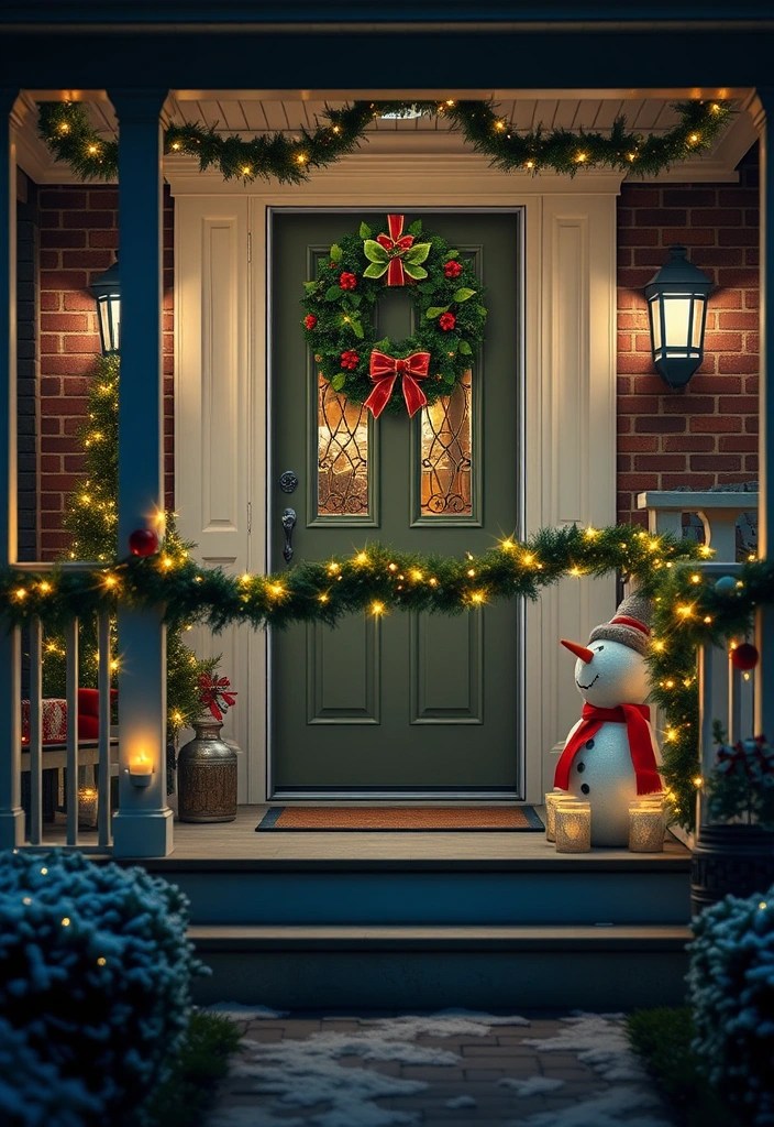 25 Stunning Holiday Decorations That'll Make You the Hostess with the Mostess! - 16. Cheerful Outdoor Décor