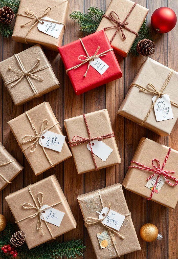 25 Stunning Holiday Decorations That'll Make You the Hostess with the Mostess! - 18. Creative Gift Wrapping Ideas