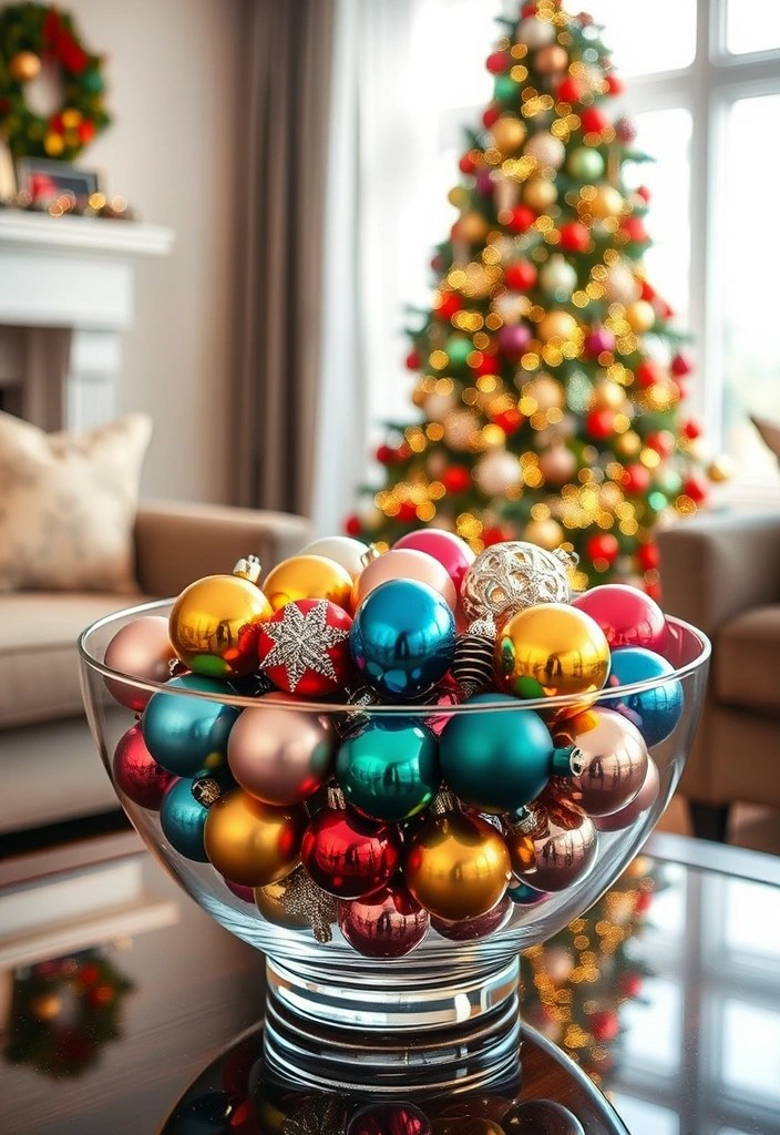 25 Stunning Holiday Decorations That'll Make You the Hostess with the Mostess! - 4. Whimsical Ornament Displays