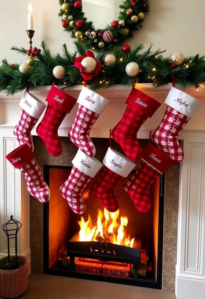 25 Stunning Holiday Decorations That'll Make You the Hostess with the Mostess! - 7. Personalized Holiday Stockings
